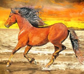 Fascinating Paintings of Beautiful Horses