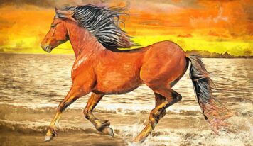 Fascinating Paintings of Beautiful Horses
