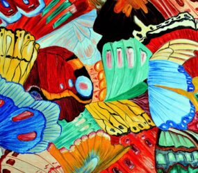 Romantic Paintings with Butterflies