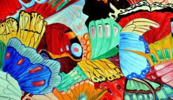 Romantic Paintings with Butterflies