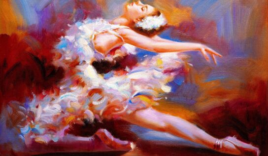 Paintings with Beautiful Ballerinas