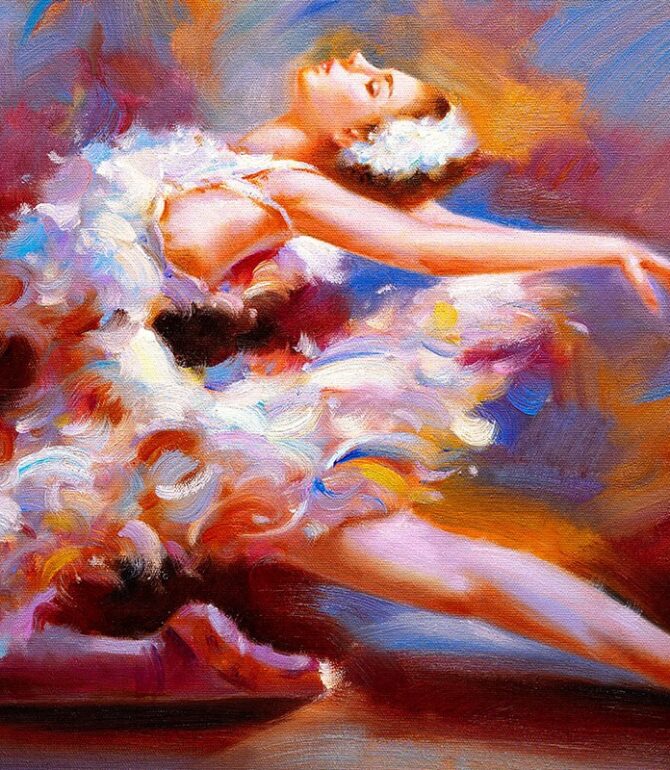 Paintings with Beautiful Ballerinas