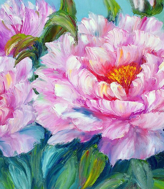 Beautiful Paintings with Wildflowers