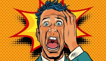 Comic Pictures with Surprised Men