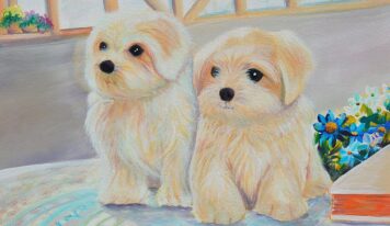 Paintings with Various Dogs
