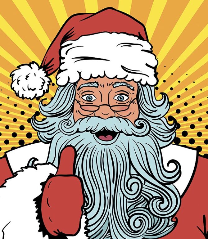 Funny Pictures with Santa Claus