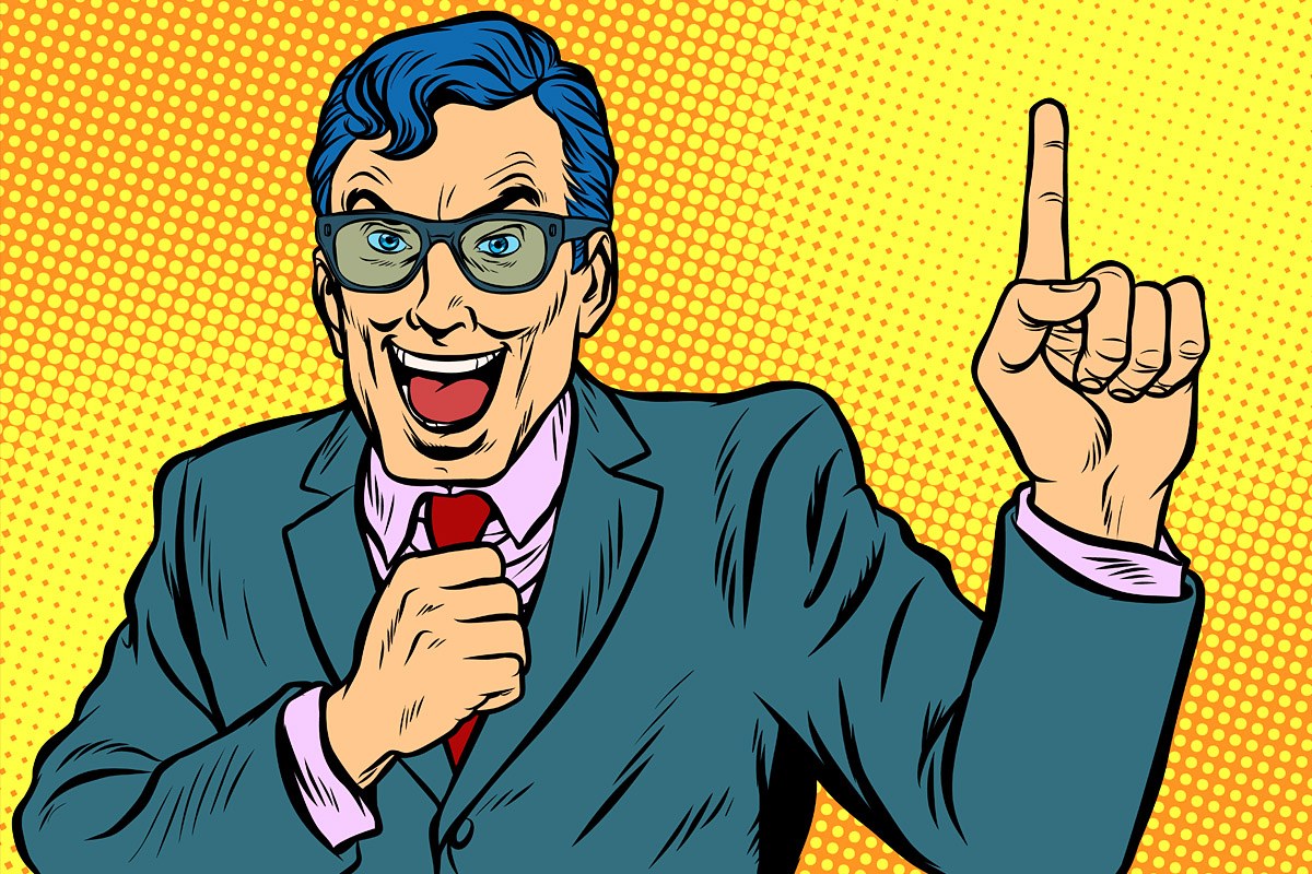 Picture of a positive businessman in a business suit