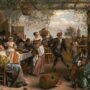 The Dancing Couple, Jan Steen, 1663, Original painting