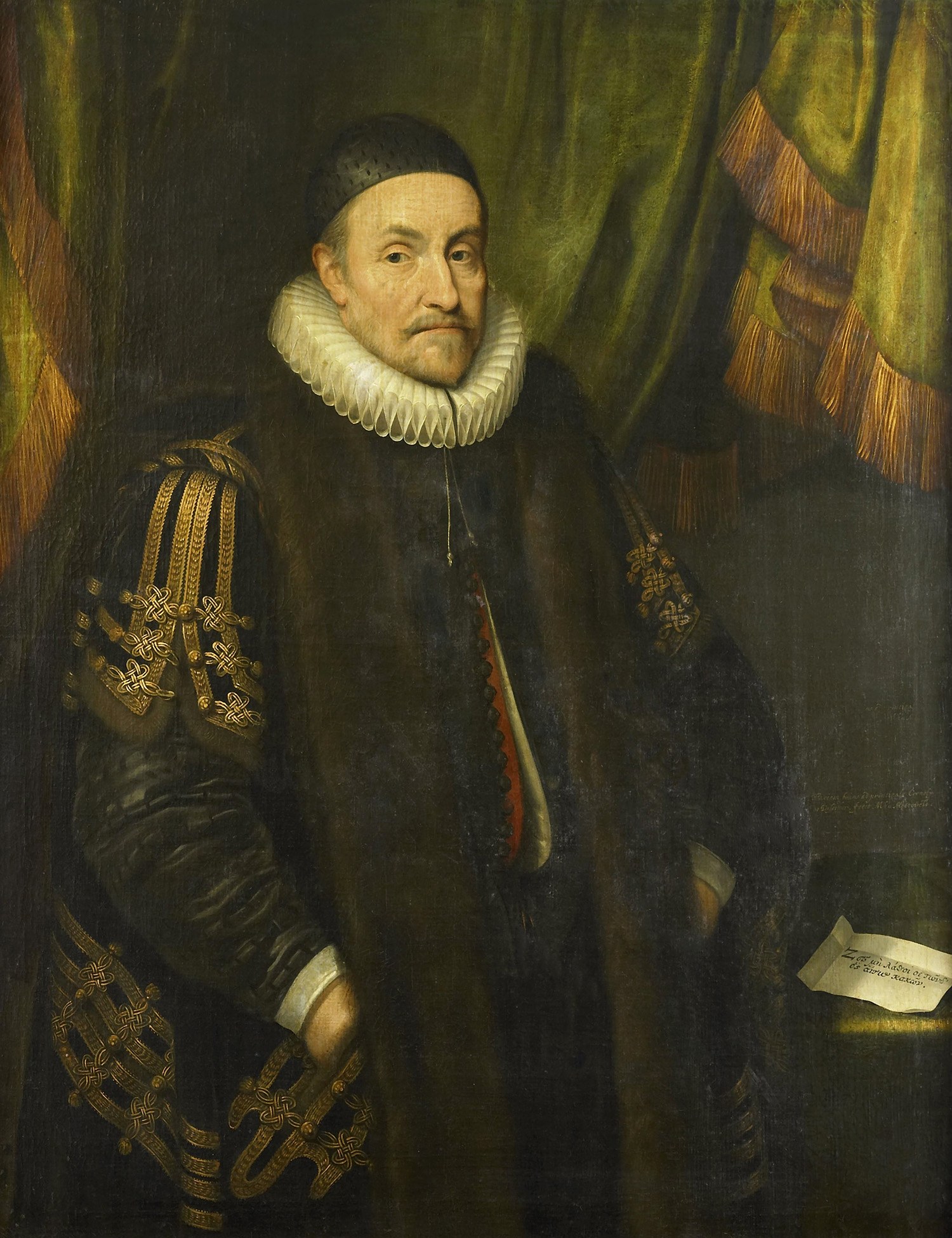 Portrait of William I, Prince of Orange, Painter: Michiel Jansz van Mierevelt, 1632, Dutch Painting