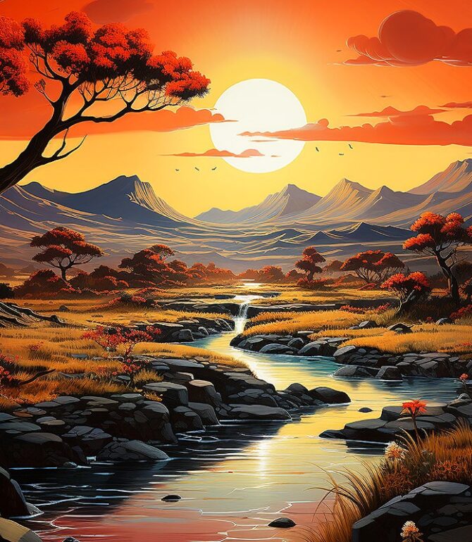 Pictures of Magnificent Natural Sunsets