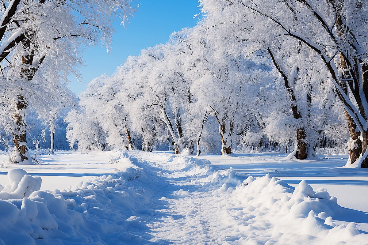 Amazing winter landscape
