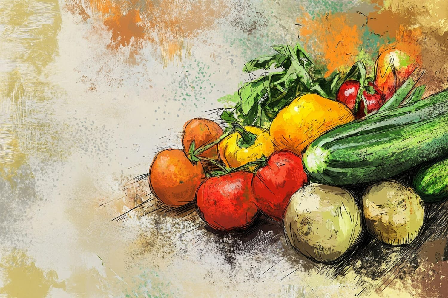 This work celebrates the intersection of contemporary artistic expression and the timeless tradition of still life painting.